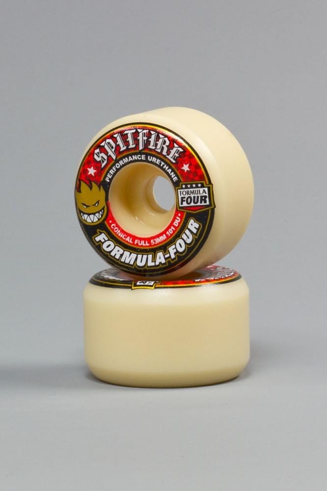 SPITFIRE عجلات سبايت فاير فورمولا فور مخروطية كاملة 101du 53mm للسكيت بورد - Image 2