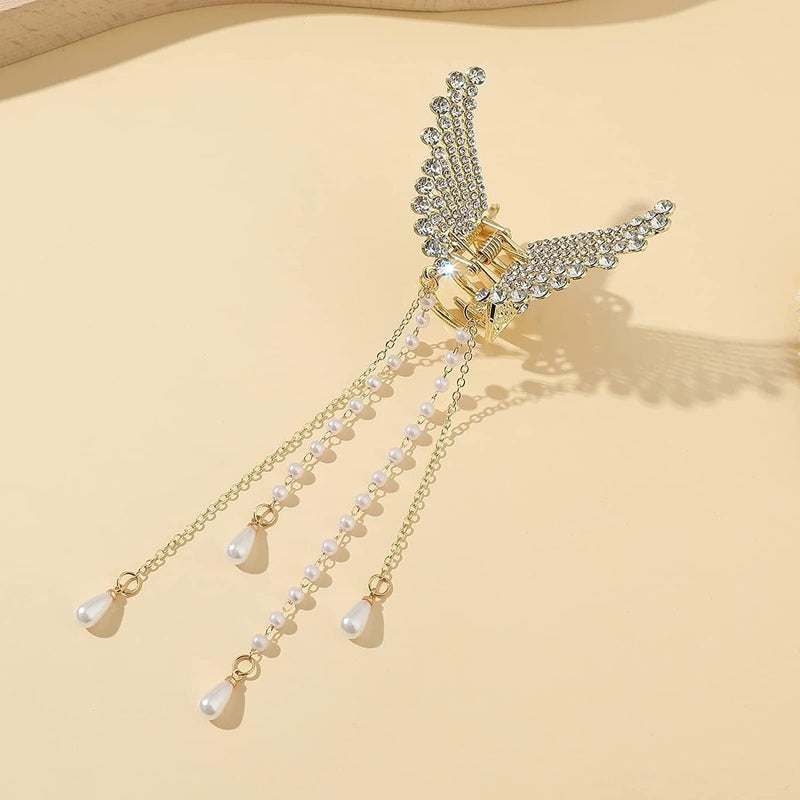 RAGYULA Butterfly Hair Clip Hair Clips for Women Hair Clips for Girls Claw Clip for women and girl 1 hair clip - Image 2