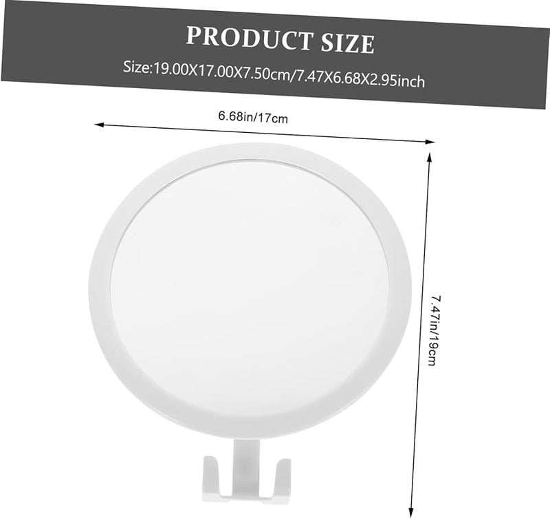 Wall Mounted Makeup Mirror Adhesive for Bathroom Bedroom and Entryway Storage - Image 3