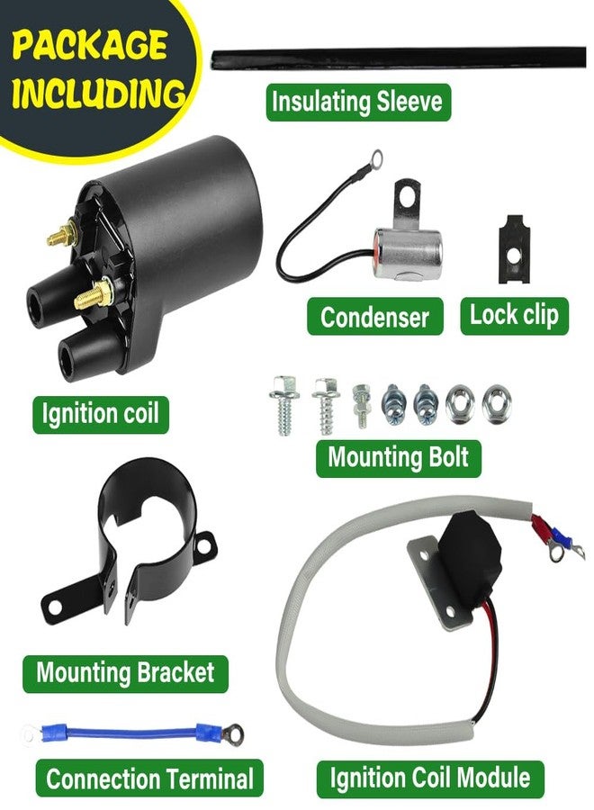 CNPAPC 166-0820#166-0785 Ignition Coil Kits w/Ignition Module Compatible with Onan P218G/P220G for 316 317 318 420 Replaces onan 166-0767 Ignition Control Module - Image 3