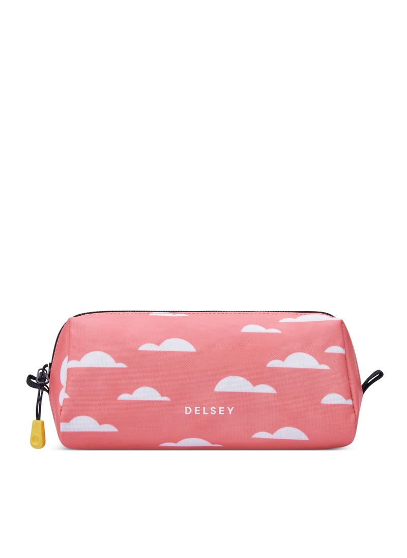 DELSEY Paris - BTS 2023 Top Zip Opening Pencil Case 1 Compartment Pink Printing 00338917119 - Image 1