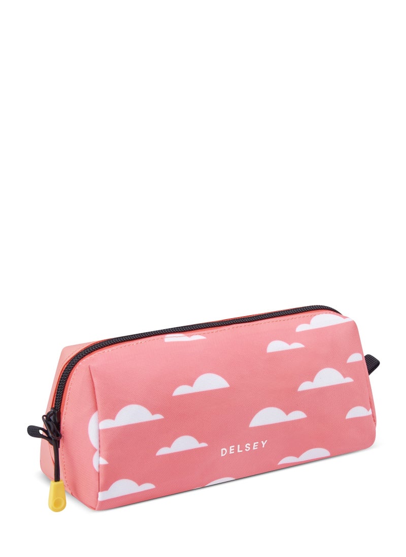 DELSEY Paris - BTS 2023 Top Zip Opening Pencil Case 1 Compartment Pink Printing 00338917119 - Image 1
