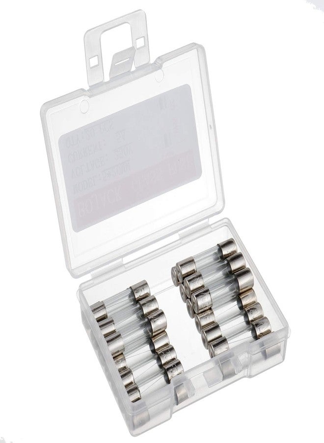 BOJACK 5x20mm 5A 250V 0.2x0.78" F5AL250V Fast Blow Glass Fuse (Pack of 20) - Image 2