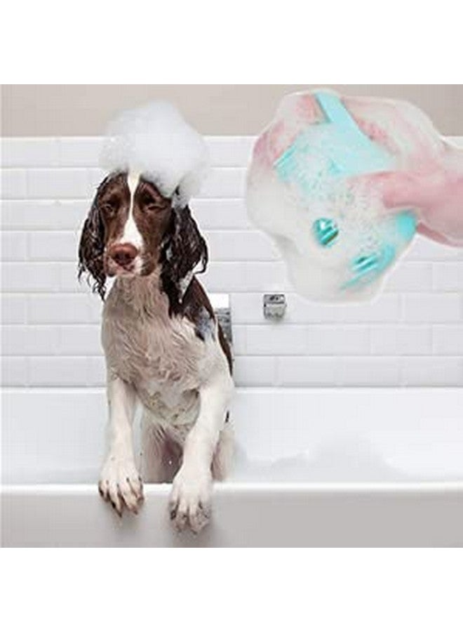 فرشاة العناية بالكلاب - فرشاة استحمام شامبو للحيوانات الأليفة - فرشاة تدليك مهدئة - موزع شامبو للكلاب والقطط - العناية بالاستحمام - Image 2