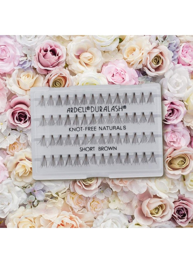 Ardell Individual False Eye Lashes - Short, Brown, Black, Natural Look DIY Lash Clusters, Easy Application for Eyelash Extension Effect, 4 Pack - Image 3