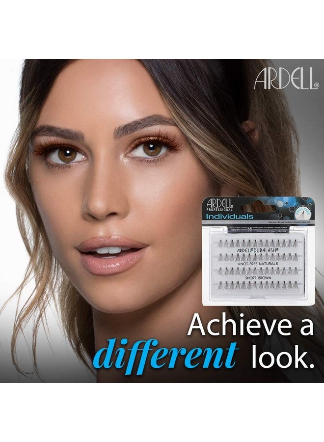 Ardell Individual False Eye Lashes - Short, Brown, Black, Natural Look DIY Lash Clusters, Easy Application for Eyelash Extension Effect, 4 Pack - Image 2