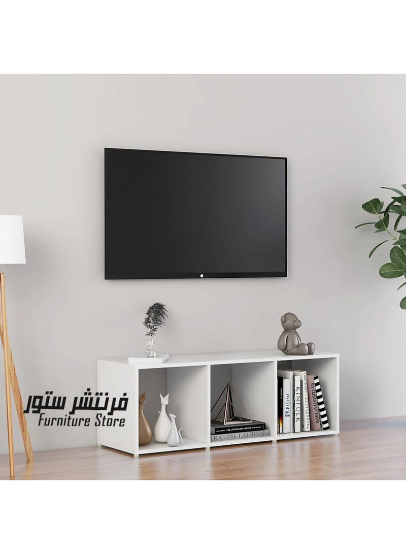 فرنتشر ستور وحدة تليفزيون مودرن - ارتفاع 35 سم - عرض 105 سم - عمق 28 سم ، من فرنتشر ستور.  - Image 1