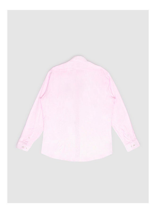 JACQUES BRITT Collared Neck Long Sleeve Plain/Basic Shirt  - Image 2