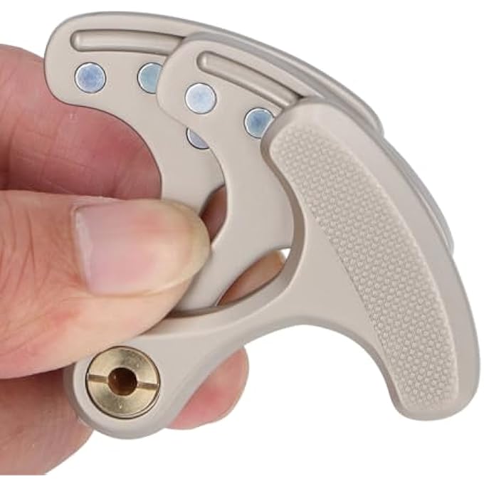 Jiawu Fidget Slider, 3 Layer Metal Push Card Fidget Clicker, Magnetic Metal Fidget Toys, Helps Relieve ADHD/Anxiety/Stress, Office Desk Toys for Boyfriend and Father (Silver) - Image 1