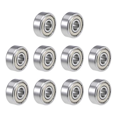 uxcell R4AZZ Deep Groove Ball Bearing 1/4-inchx3/4-inch x 9/32-inch Shielded Z2 Lever Bearings Skateboard Bearings Sealed Industrial Bearings 10pcs - Image 5