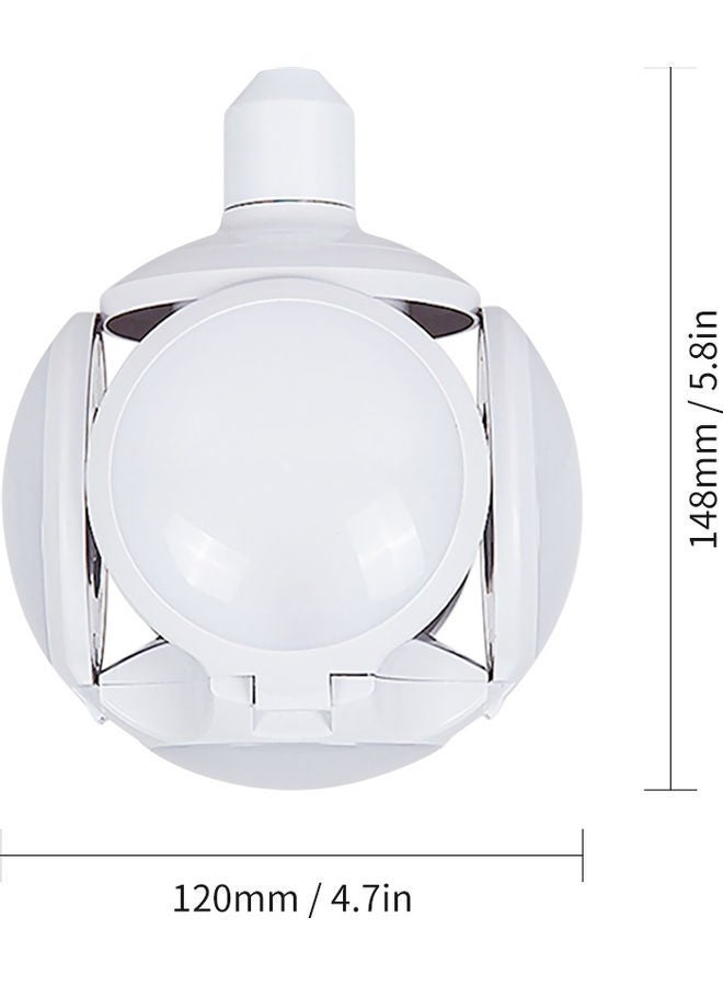 NIBEMINENT E27 Folding Football Bulbs Light White - Image 5