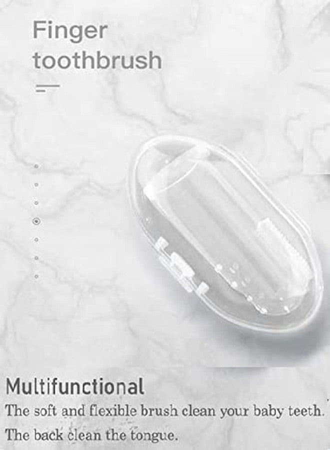 Wavva U-Shaped,Banana And Finger Manual Toothbrush For Kids Hand Powered, 2-6 Years Kids Baby Infant Toothbrush, Food Grade Ultra Soft Silicone Brush Head, Whole Mouth Cleaning Tool (Finger Brush) - Image 3