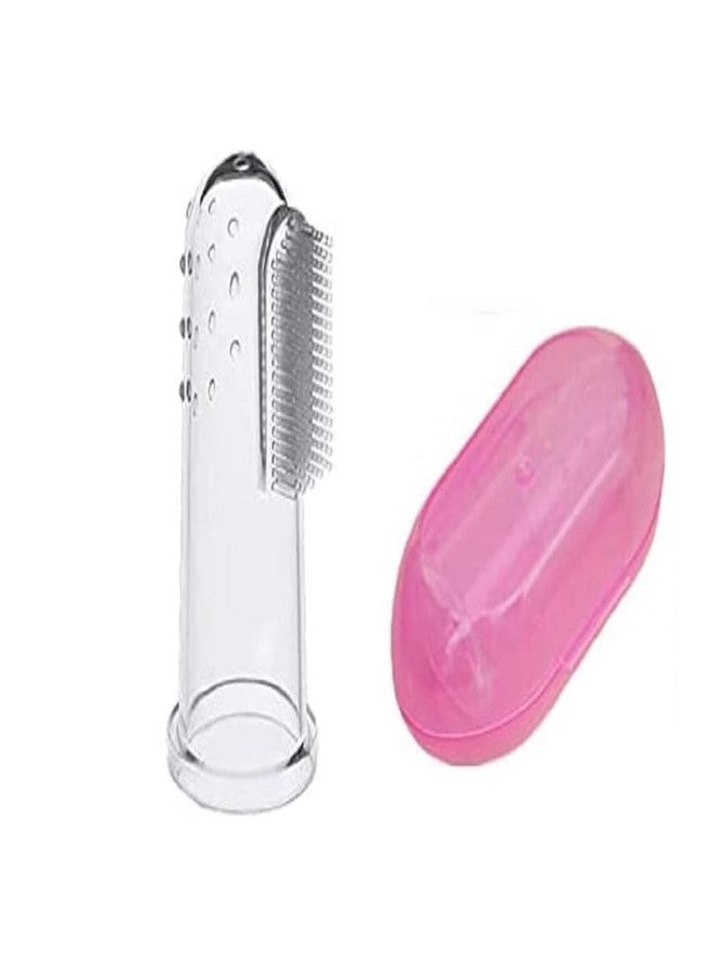 Wavva U-Shaped,Banana And Finger Manual Toothbrush For Kids Hand Powered, 2-6 Years Kids Baby Infant Toothbrush, Food Grade Ultra Soft Silicone Brush Head, Whole Mouth Cleaning Tool (Finger Brush) - Image 1