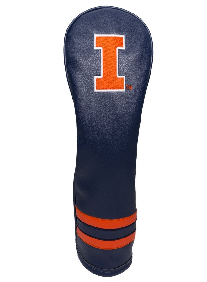 Team Golf NCAA Illinois Fighting Illini Vintage Fairway Head Cover Vintage Fairway Golf Club Headcover, Form Fitting Design, Retro Design & Superb Embroidery