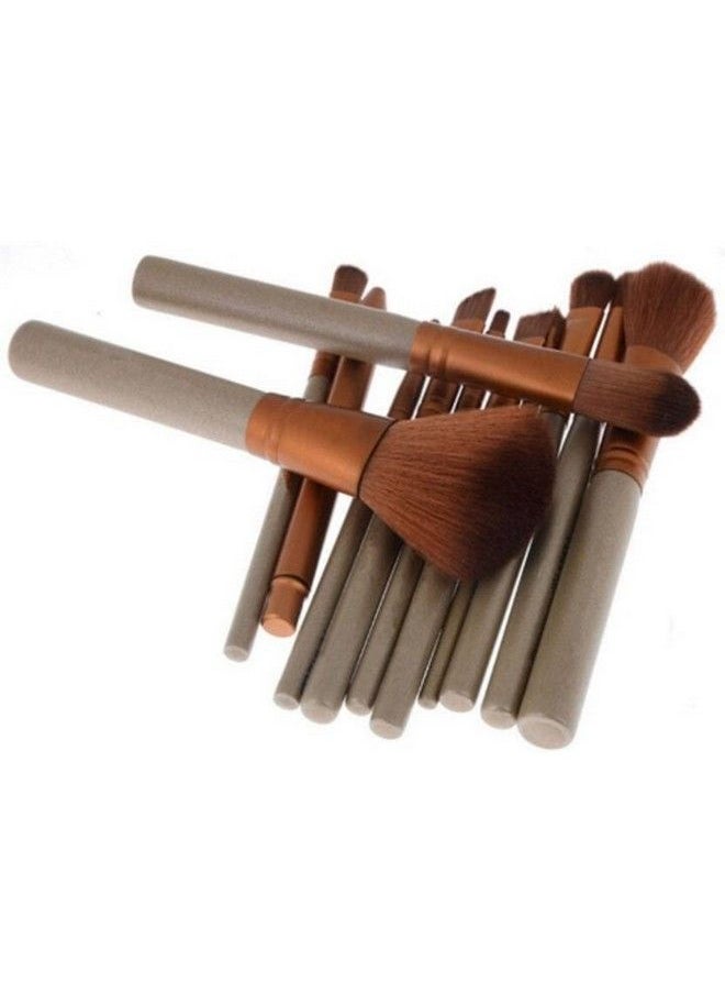 SKINPLUS - Makeup Brushes Set Soft & Silky (Pack Of 12) - Image 1