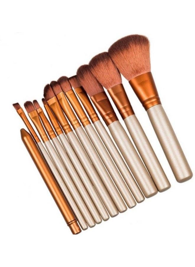 SKINPLUS Makeup Brushes Set Soft & Silky (Pack Of 12)  - Image 5