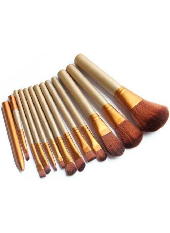 SKINPLUS Makeup Brushes Set Soft & Silky (Pack Of 12)  - Image 2