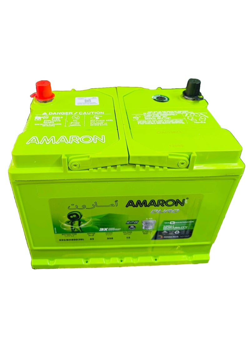 Amaron Duro EFB Car Battery S95/ 80D26L with IDLE START STOP Technology ( Prado / Pajero ) - Image 4