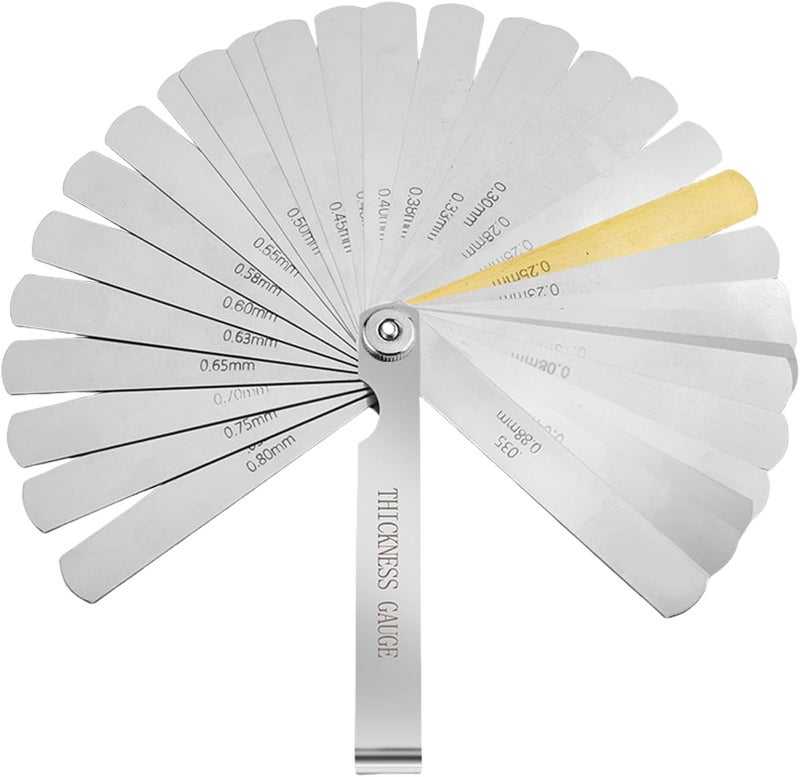 Feeler Gauge Set Stainless Steel Double Marked for Precise Measurement in Multiple Fields Engineering and Vehicle Repair Multipurpose Feeler Gauge - Image 5