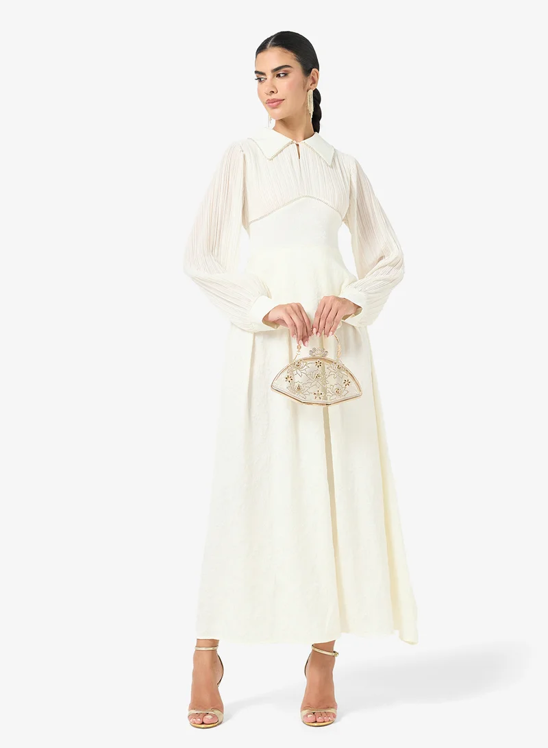 Khizana  Dress With Mock Peplum for Women | Best Price UAE