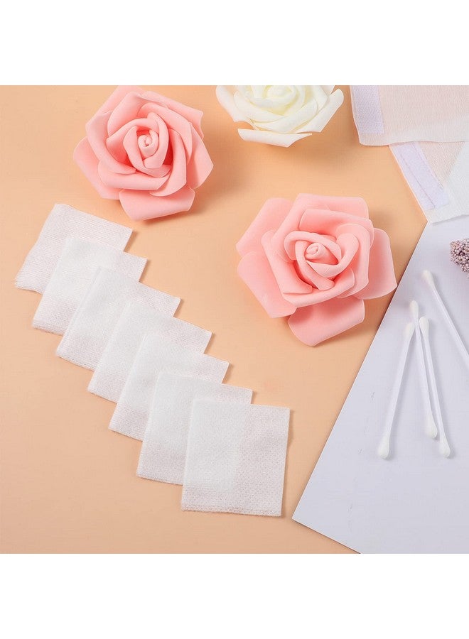 Leelosp 600 Pieces 2 x 2 Disposable Esthetic Wipe Non-woven Facial Wipes Squares Aesthetic Wipe Spa Petite Silken Wipes for Product Application  - Image 4