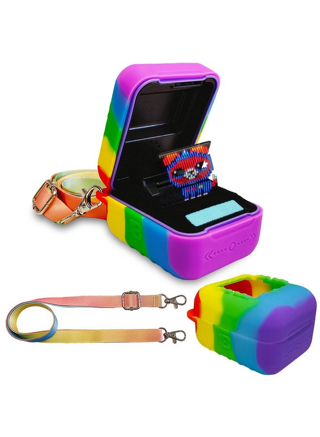 JCHPINE Silicone Cover Case for Bitzee Interactive Toy Digital Pet and Case, Protective Skin Sleeve for Bitzee Virtual Electronic Pets Accessories (for Original 15 Animals) (Multicolor) - Image 1