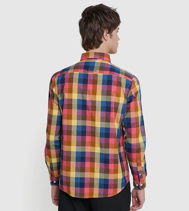 Ben Sherman  Ben Sherman Men's Long Sleeve Check Shirts for Men | Best Price UAE