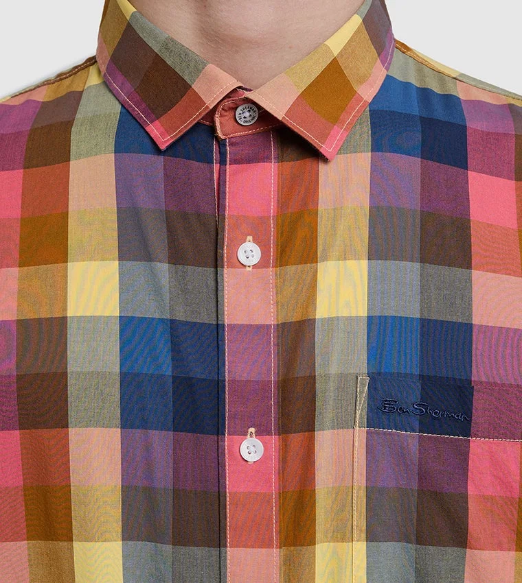 Ben Sherman  Ben Sherman Men's Long Sleeve Check Shirts for Men | Best Price UAE
