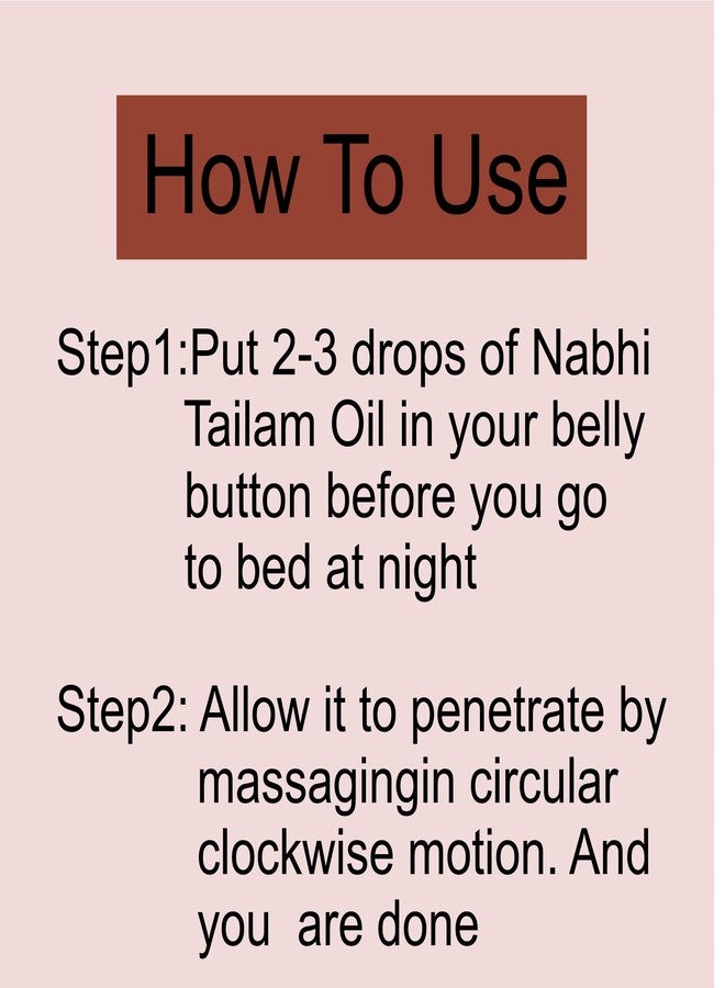 Pink Square Nabhi Tailam Belly button oil for skin & hair | Nabhi Tailam for Health and Beauty | Belly Oil, Nabhi Oil, Belly Button Oil, Navel Oil (30ML) Pack of 1 - Image 3