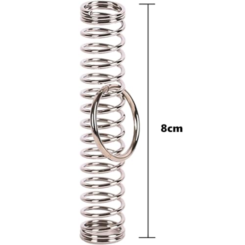 MilesMagic Close Up Classical Spring Puzzle Gimmick | Magician's Ring on Silver Spring Real Brain Teasing Magic Trick - Image 3