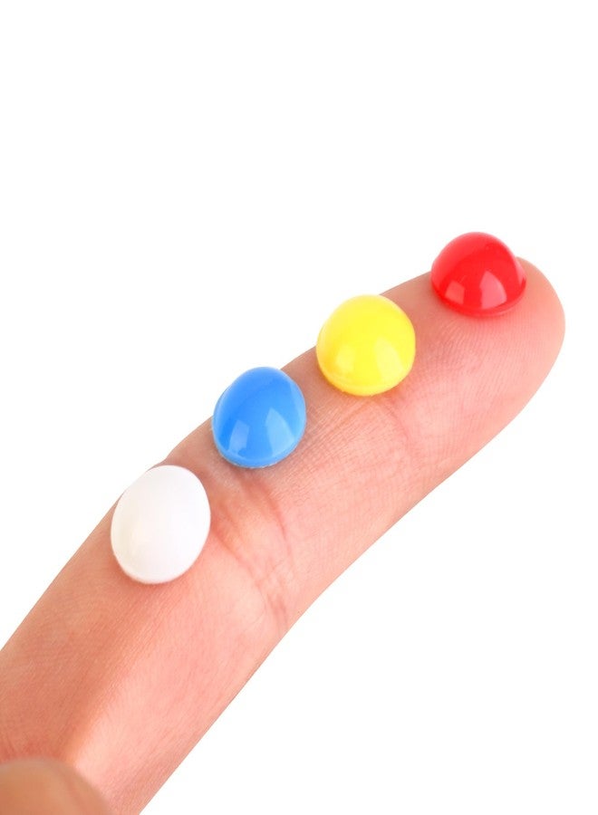 BLEWAY Bump Dots for Visually Impaired 160 Pcs Hemisphere Combo Pack(Yellow,Blue,White,Red) - Low Vision Aids Braille Stickers Raised Tactile Dots for Elderly, Blind - Image 4