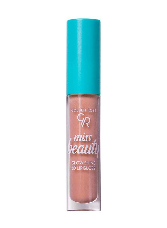 Golden Rose Miss Beauty Glow Shine 3D Lipgloss No 03 Soft Peach - Image 2