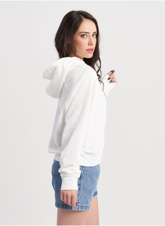 HaILYS - Hailys Women's Sweatshirt , White - Image 1
