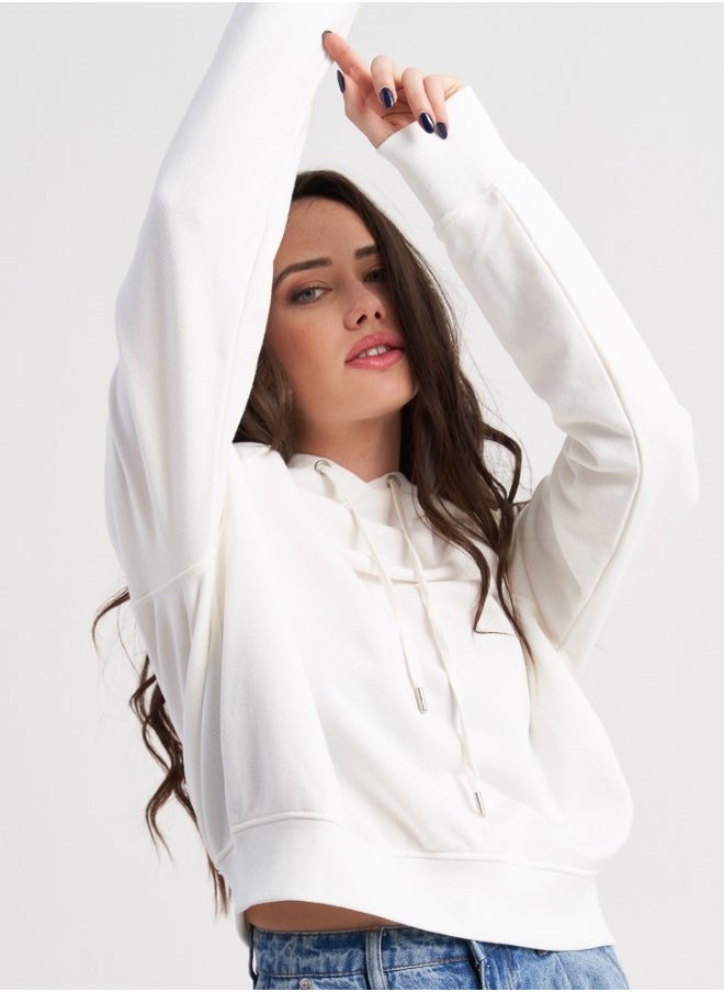 HaILYS - Hailys Women's Sweatshirt , White - Image 1