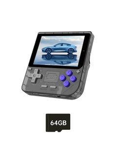 V10 Handheld Retro Game Console, IPS OCA Full Screen Non Slip Retro Game Device, Lightweight Portable Classic Video Game Console With 5500 Plus Games Preloaded, (1pc Black, 64GB)