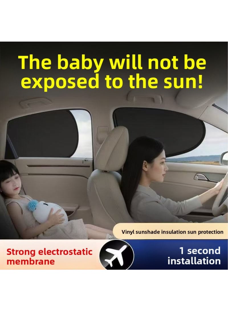 2-Piece Foldable Sun Shield Cover Set - Image 2