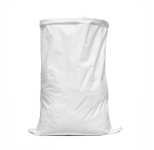 SECUREMENT Large HDPE White Storage Bags, 71 x 106 cm, 50 kg Capacity, Multipurpose Transport Bags (28 x 42 Inches) - Pack of 10 Boras - Image 4