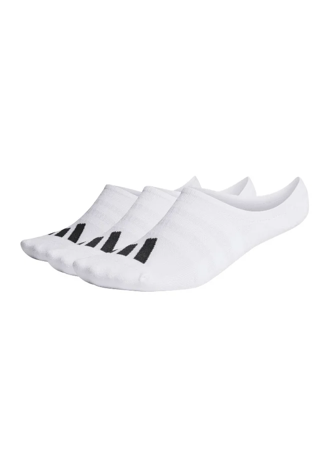 Adidas Adidas 3 Pk No Show White Golf Socks For Men 6.5-8