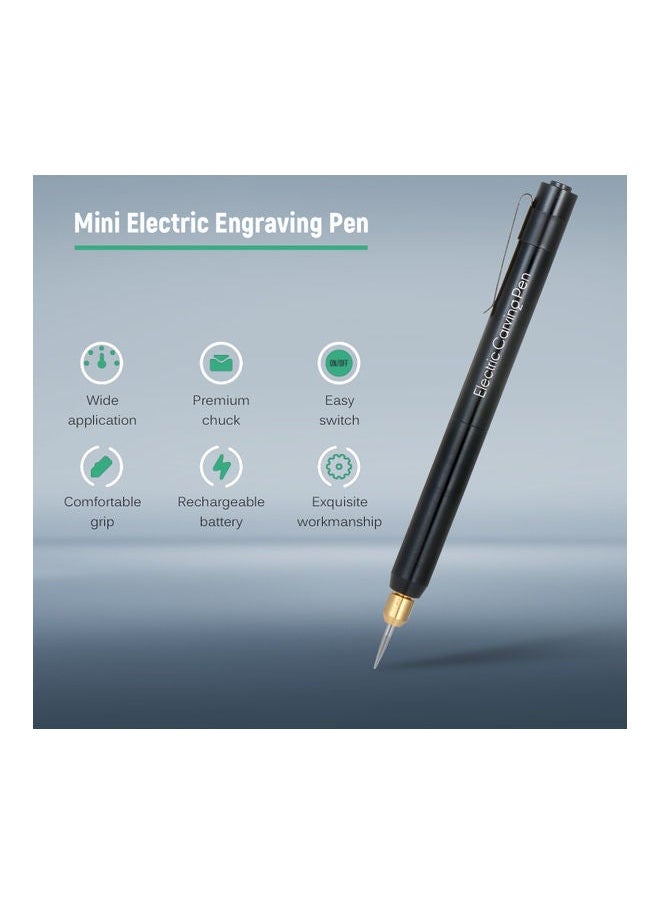 NIBEMINENT Mini Electric Engraving Pen Black  - Image 4