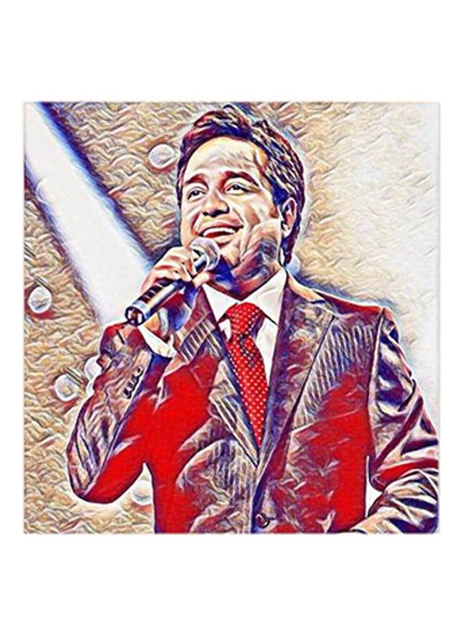 RYN فن الجدران متعدد الألوان راشد الماجد من MDF - Image 2