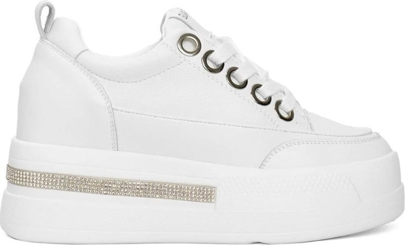 Bags Shoes Guja 24Y492 Women Genuine Leather High Sole Stoned Sneaker Sports Shoes  - Image 1