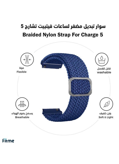 Braided Nylon Strap For Charge 5