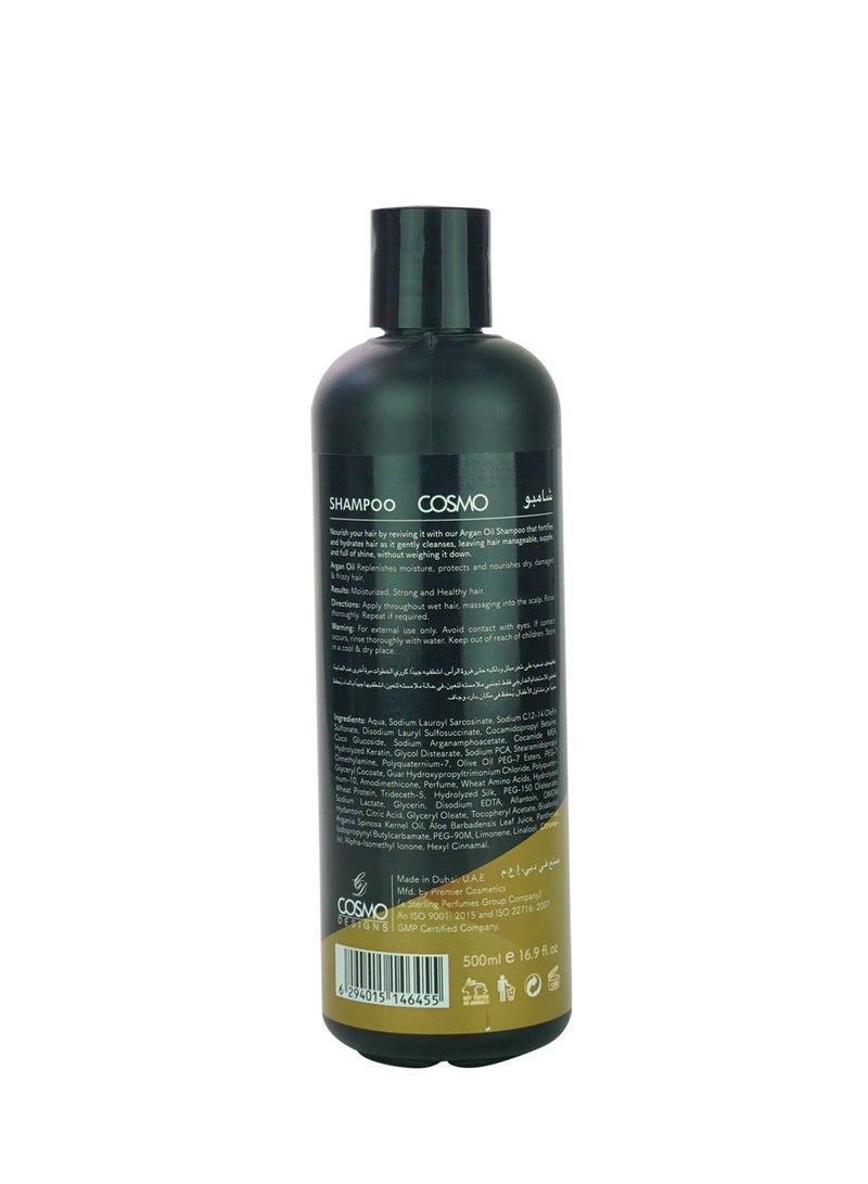 COSMO Cosmo Argan Oil Shampoo 500ml - Image 2