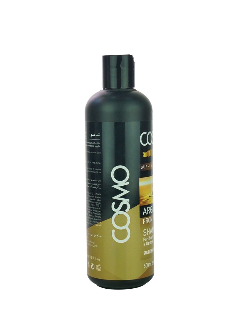 COSMO Cosmo Argan Oil Shampoo 500ml - Image 3