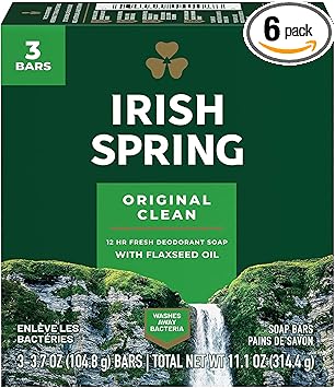 Irish Spring صابون ديو دورانت إيريش سبرينغ الأصلي 105 جرام 3 عبوة من 2 - Image 1