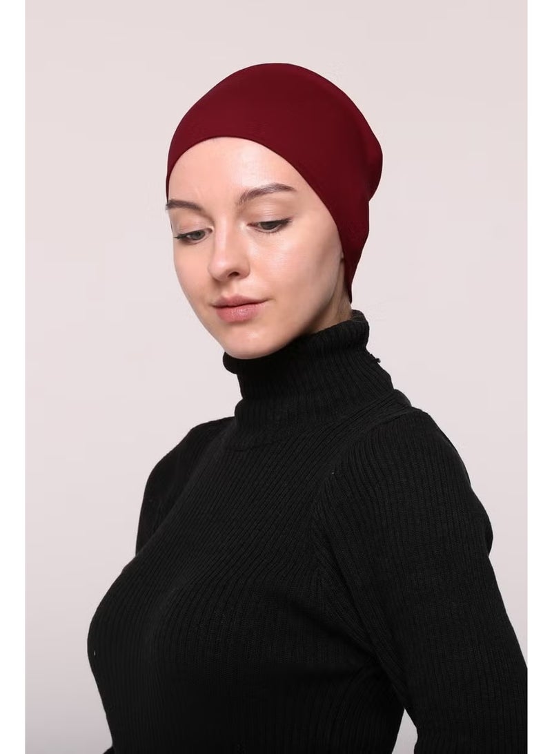 Altobeh Women's Combed Cotton Seamless Hijab Bandana Bonnet Sports Hair Band - Image 3