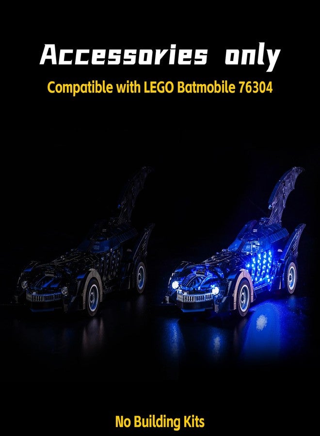مصباح LED من BrickBling فقط، متوافق مع سيارة باتموبيل من ليغو فور إيفر 76304 - باستثناء طراز (الإصدار الكلاسيكي) - Image 5