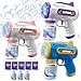 Britik 3 Pack Bubble Guns with Bubbles Solution Automatic Bubble Maker Machine for Boys Girls Bubble Guns Outdoor Toys for Toddlers Party Wedding Birthday Gifts for Ages 3 4 5 6 7 8 Year Old Kid - Image 2
