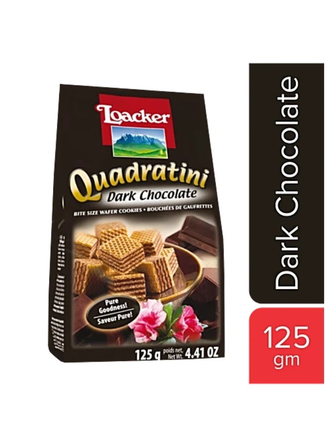 Loacker Quadratini Dark Chocolate Wafer – 12 Packs x 125g - Image 3