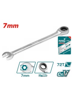 TOTAL TOTAL Ratchet Spanner 7mm TCSPAR071  - Image 3